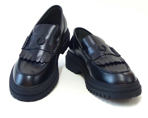 Mocassino fred perry pelle - fred,