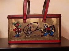 SCATOLA IN  LATTA CESTINO-