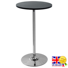 Top rotondo in legno nero 60