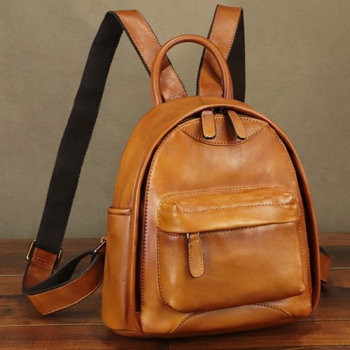 Zaino piccolo vera pelle - in,