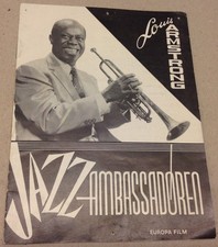 Satchmo the Great Louis Armstrong Jazz Legend Danish Vintage Original Movie...