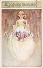 Vintage christmas postcard - vintage,
