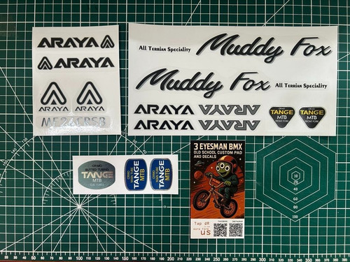 Adesivo araya muddy fox - adesivo,