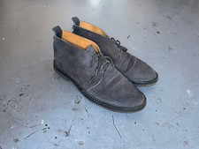 Stivali Chukka Desert in pelle scamosciata grigio Buttero Made in Italy EU 42,5 US 9,5 10