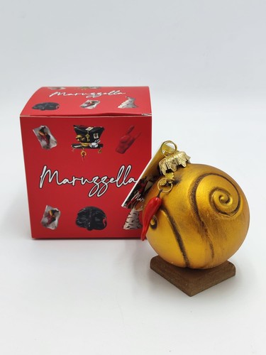 Pallina natale oro con - pallina,