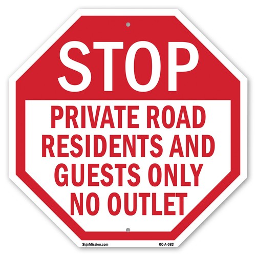 Stop residenti stradali - stop,