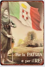 Targa Metallo-SAVOIA-PER LA