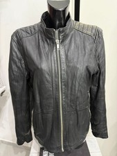 Giacca giubbino donna Conbipel in pelle nero tg. 50 cod. AM335