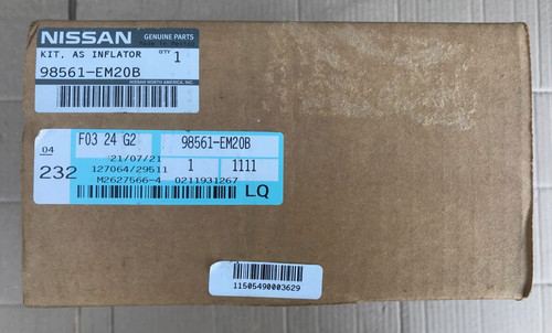 Kit gonfiatore airbag nissan - kit,
