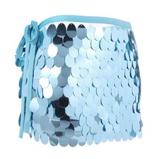 Gonna corta con paillettes da