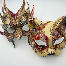 Set maschera drago e gatto