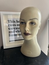 Testa di manichino vintage