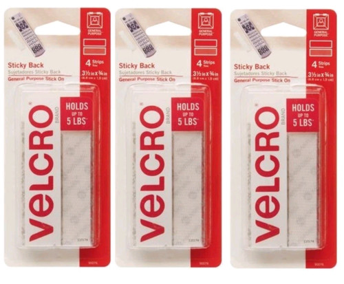 Velcro in x - velcro, 3-1/2