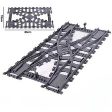 Double Crossover, switch compatibili Lego Train Ferrovia Rail 60197 60198 7996