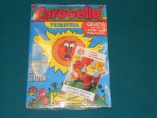 il giornalino giocattolo CAROSELLO DI GIOCHI n. 9 Ed. P.E.A. 1974 blister+gadget