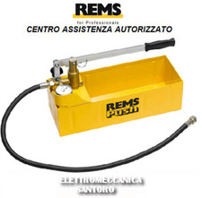 POMPA PROVA IMPIANTI MANUALE