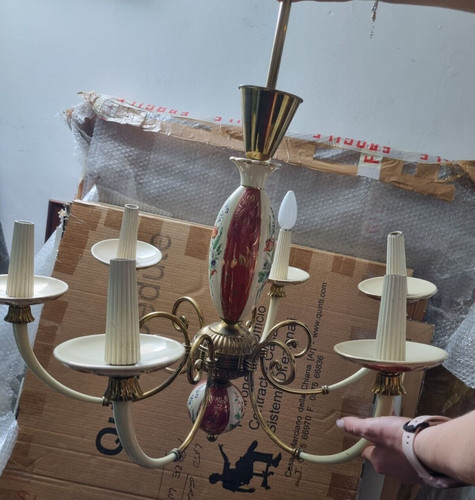 Antico lampadario art deco 6 - antico,