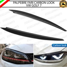 SET PALPEBRE FARI FARO VW GOLF 7 / GOLF 7.5 RESTYLING CIGLIA SOPRACCIGLIA R LINE