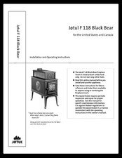 Jotul 118 black bear - jotul, stove