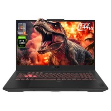 ASUS TUF A17 Gaming Laptop, Ryzen 7-7435HS, 17.3" FHD, RTX 4050, Tastiera QWERTZ