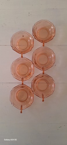 Coppette frutta vetro rosa - coppette,