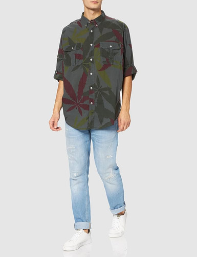 Camicia desigual multicolore - camicia,