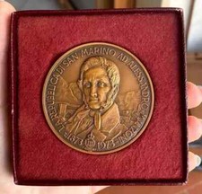 JOHNSON MEDAGLIA ALESSANDRO MANZONI CENTENARIO DELLA MORTE 1873-1973 FDC