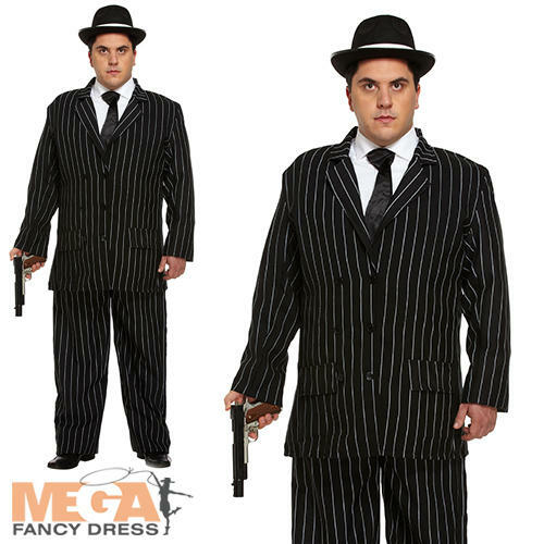 Costume gangster gessato anni