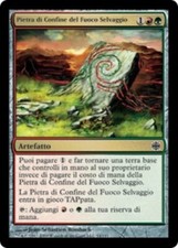 Carta MTG-Pietra di Confine del Fuoco Selvaggio-Alara Reborn-N.022-ITA-EX-
