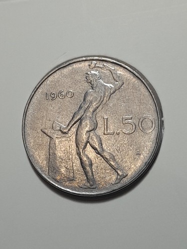 Italia lire 1960 - 50, vulcano