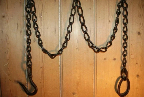 Gancio antico ferro battuto - ferro,