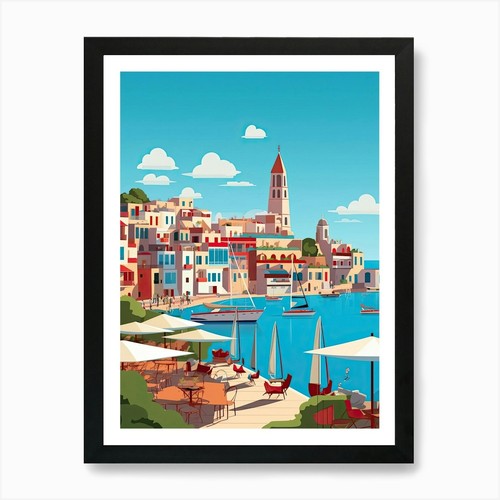 Ibiza spagna illustrazione - spagna,,