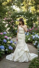 Abito da sposa a sirena in