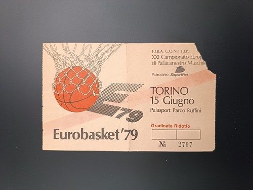 Biglietto eurobasket 1979 - biglietto,