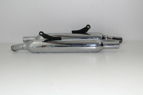 Scarico triumph cromato - scarico,