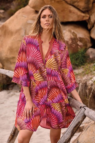 Caftano copricostume con - copricostume,