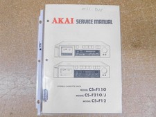 Akai CS-F110 Stereo Cassette
