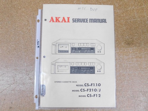 Akai f110 stereo - akai, cs-f110