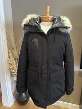 NWT Zara Black Parka Coat