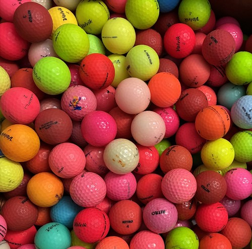 100 palline golf colorate - palline,