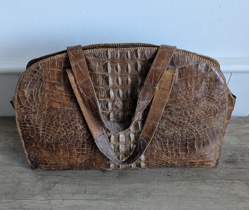 Borsa vintage invecchiata vera