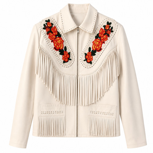 Giacca donna western frange