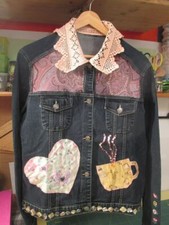 Giubbotto di Jeans abbellito