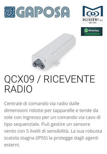 Qcx09 gaposa centrale - qcx09, di