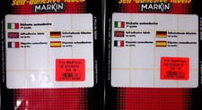 MARKIN ETICHETTE AUTOADESIVE COD 34 MISURA 46X27 MM 2 CONFEZIONI DA 10 FOGLI