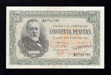 Pesetas 1940 serie a - 50,