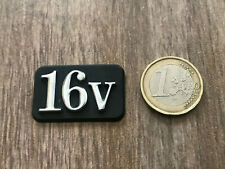 LANCIA Y 16V LOGO SIGLA EMBLEMA FREGIO STEMMA SCRITTA TARGHETTA BADGE TARGA NOME