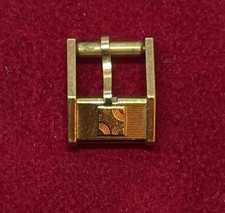 FIBBIA ZENITH ACCIAIO ORO GIALLO 8 MM