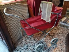 Giocattolo carrozzina passeggino per bambole vintage anni '50