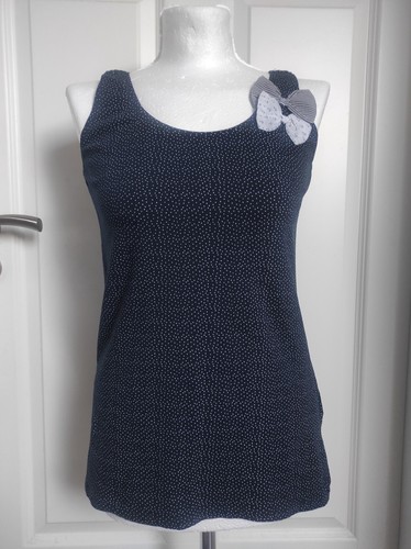 Sure top smanicato blu navy - top,